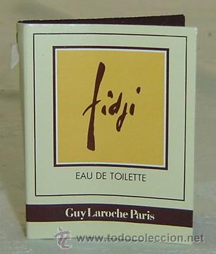 Miniaturen von alten Parf&uuml;men: MUESTRA COMERCIAL COLONIA FIDJI GUY LAROCHE- SEMILLENA