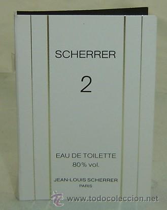 Miniaturas de perfumes antigos: MUESTRA COMERCIAL COLONIA SHERRER 2- 1,5 ml - SEMILLENA