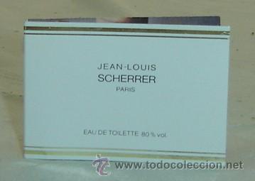 Miniaturas de perfumes antiguos: MUESTRA COMERCIAL COLONIA JEAN LOUIS SHERRER 1,5 ml - SEMILLENA