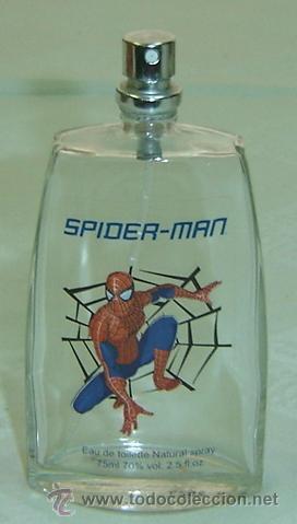 Miniatures of antique perfumes: FRASCO VACIO COLONIA SPIDERMAN-VAPORIZADOR 75ML