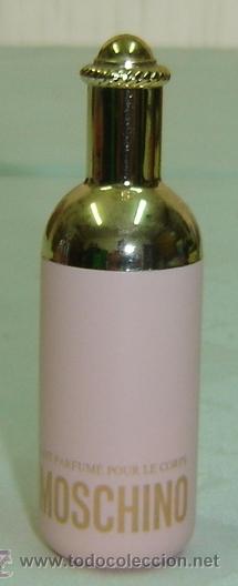 Miniature di profumi antiche: MUESTRA LAIT PARFUM&Eacute; POUR LE CORPS DE MOSCHINO 25ML