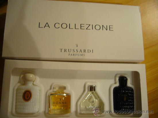 Miniaturen von alten Parf&uuml;men: COFFRET DE 4 MINIATURAS DE PERFUME &rdquo;TRUSSARDI LA COLLEZIONE&rdquo;