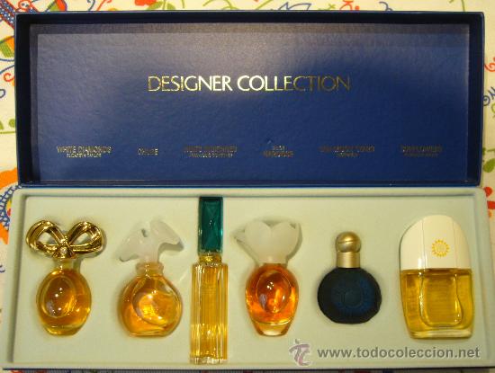 Miniaturas de perfumes antiguos: COFFRET DE  6 MINIATURAS DE PERFUMES