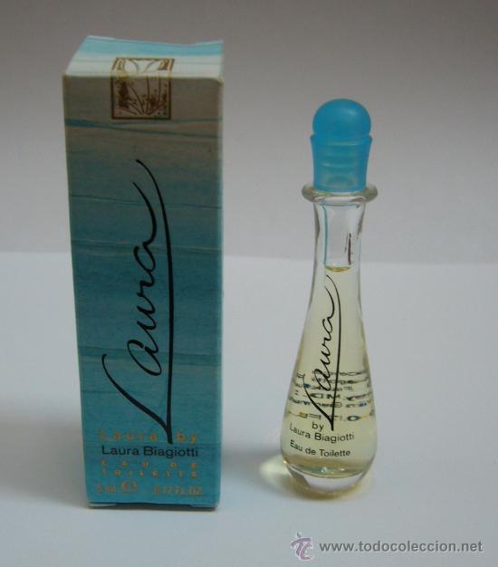 Miniaturas de perfumes antiguos: MINIATURA DE PERFUME LAURA DE LAURA BIAGIOTTI