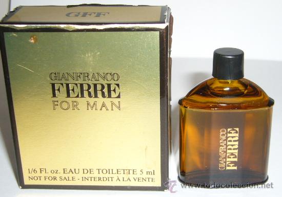 Miniaturen von alten Parf&uuml;men: MINIATURA VINTAGE DE PERFUME FERRE HOMME DE GIANFRANCO FERRE
