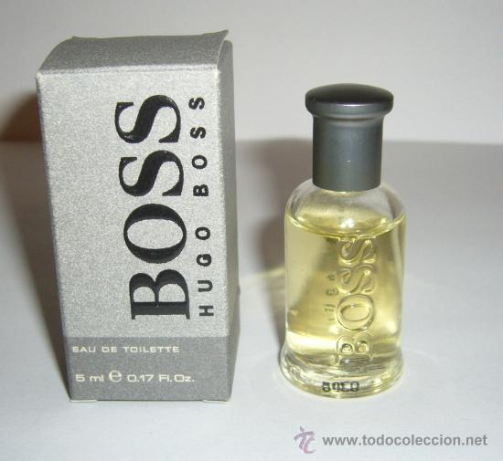&Eacute;chantillons de parfums anciens: MINIATURA DE PERFUME BOSS DE HUGO BOSS