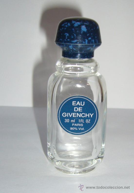 Miniaturas de perfumes antiguos: FRASCO VACIO DE PERFUME EAU DE GIVENCHY MIDE 7,5 cm - Foto 1