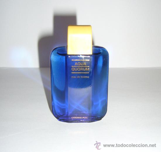 Miniaturas de perfumes antiguos: MINIATURA DE PERFUME AQUA QUORUM DE ANTONIO PUIG