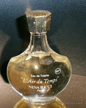 Miniaturen von alten Parf&uuml;men: antiguo frasco ficcticio l&acute;air du temps de nina ricci