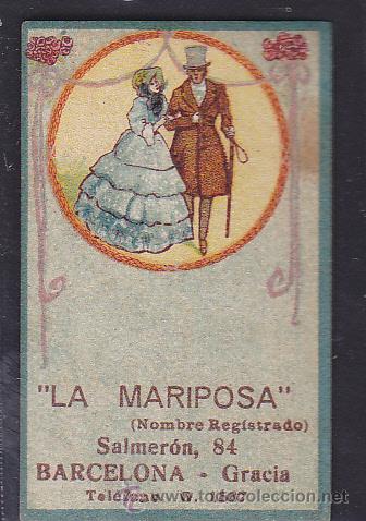 Miniaturas de perfumes antiguos: ANTIGUA TARJETA PERFUMADA - Foto 1
