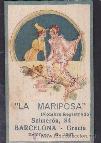 Miniaturas de perfumes antiguos: ANTIGUA TARJETA PERFUMADA - Foto 1