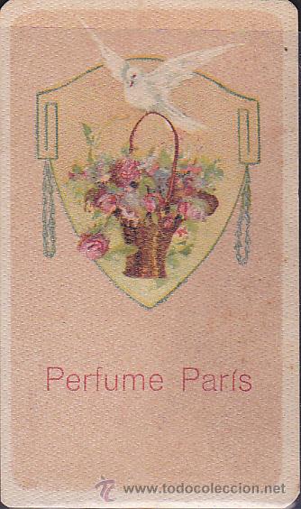 Miniaturas de perfumes antiguos: ANTIGUA TARJETA PERFUMADA - Foto 1