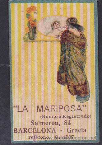 Miniaturas de perfumes antiguos: ANTIGUA TARJETA PERFUMADA - Foto 1