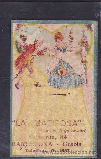Miniaturas de perfumes antiguos: ANTIGUA TARJETA PERFUMADA - Foto 1