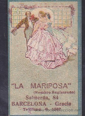 Miniaturas de perfumes antiguos: ANTIGUA TARJETA PERFUMADA - Foto 1
