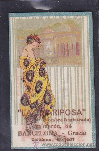 Miniaturas de perfumes antiguos: ANTIGUA TARJETA PERFUMADA - Foto 1