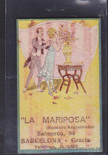 Miniaturas de perfumes antiguos: ANTIGUA TARJETA PERFUMADA - Foto 1