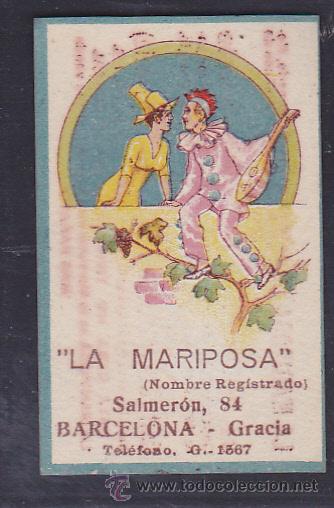 Miniaturas de perfumes antiguos: ANTIGUA TARJETA PERFUMADA - Foto 1