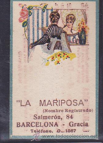 Miniaturas de perfumes antiguos: ANTIGUA TARJETA PERFUMADA - Foto 1