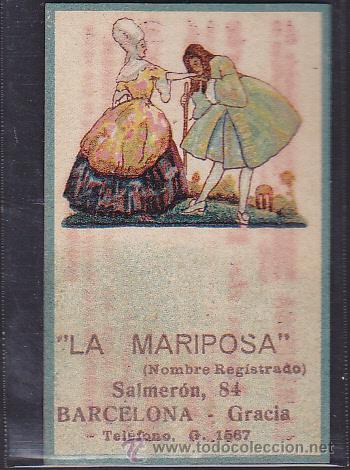 Miniaturas de perfumes antiguos: ANTIGUA TARJETA PERFUMADA - Foto 1