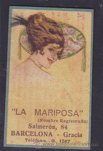 Miniaturas de perfumes antiguos: ANTIGUA TARJETA PERFUMADA - Foto 1