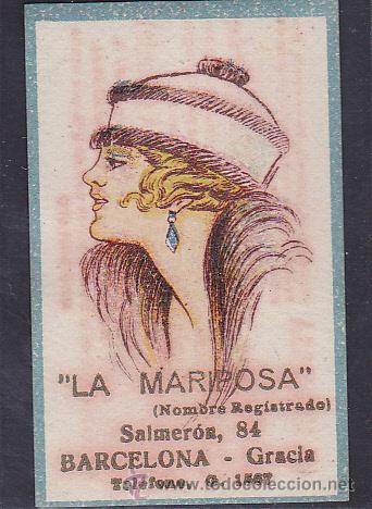 Miniaturas de perfumes antiguos: ANTIGUA TARJETA PERFUMADA - Foto 1
