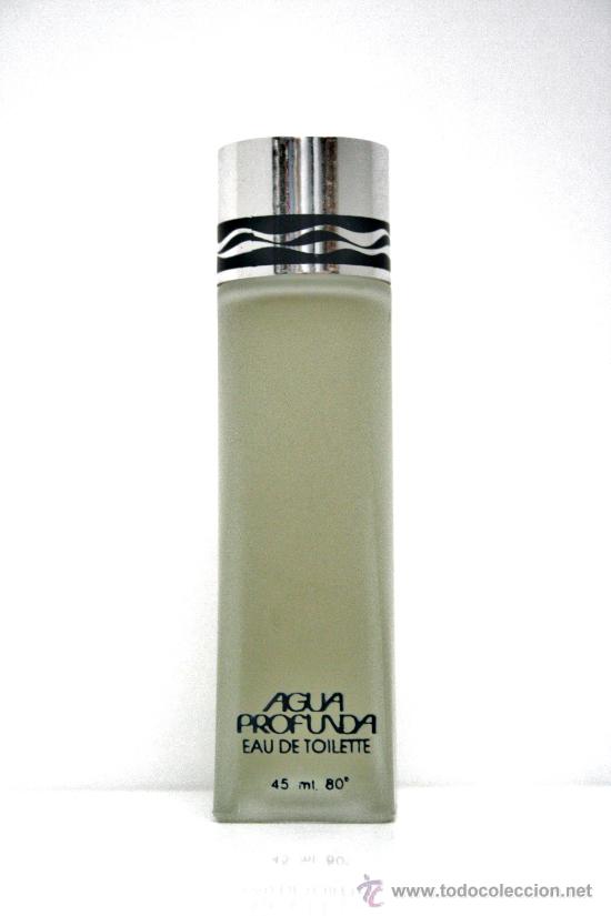Miniaturas de perfumes antigos: AGUA PROFUNDA DE PARERA EDT. FORMATO ANTIGUO.45ML.DESAPARECIDA