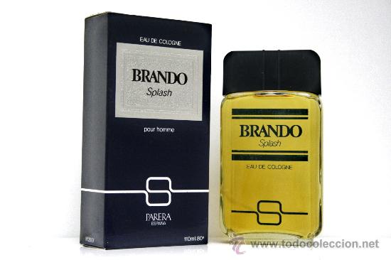 Miniaturas de perfumes antiguos: BRANDO SPLASH PARERA ESPA&Ntilde;A COLONIA.110ML.DESCATALOGADA.