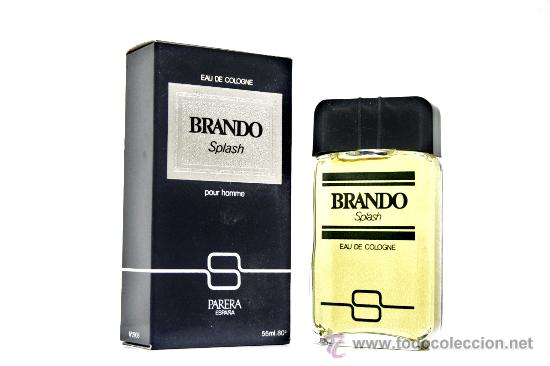 Miniaturas de perfumes antigos: BRANDO SPLASH PARERA ESPA&Ntilde;A COLONIA.55ML.DESCATALOGADA.