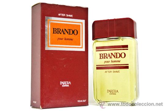 Miniaturas de perfumes antigos: BRANDO AFTER DE PARERA. 110 ML/60&ordm;. CAJA N&ordm; 3917