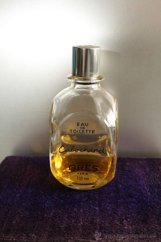 Miniaturas de perfumes antiguos: Antigua botella de CABOCHARD EDT de Gres 118ml. VINTAGE - Foto 1