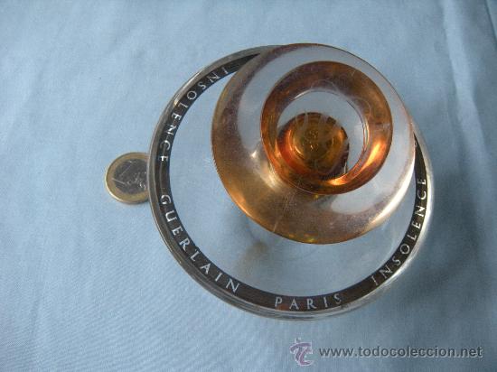 Miniaturas de perfumes antiguos: BOTELLA DE COLONIA PERFUME INSOLENCE GUERLAIN. - Foto 1