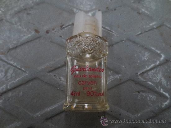 Miniaturas de perfumes antiguos: GUIRLANDES. CARVEN. PARIS