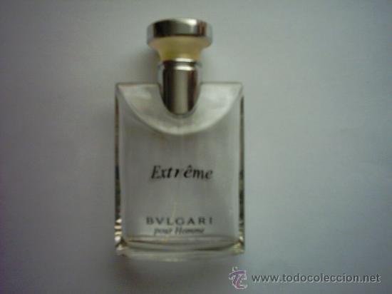 Miniaturas de perfumes antiguos: FRASCO DE COLONIA EXTR&Ecirc;ME. BULGARI POUR HOMME. 100 ML. MADE IN ITALY. 13 X 7 X 4 Cm. VAC&Iacute;O.
