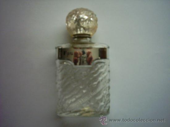 Miniaturas de perfumes antigos: FRASCO DE COLONIA 118 ML. BARCELONA. VAC&Iacute;O. 13 X 6,5 Cm