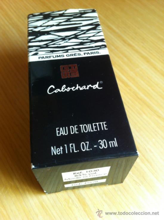 Miniaturas de perfumes antiguos: botella de CABOCHARD EDT de Gres paris 30 ml. VINTAGE - Foto 9