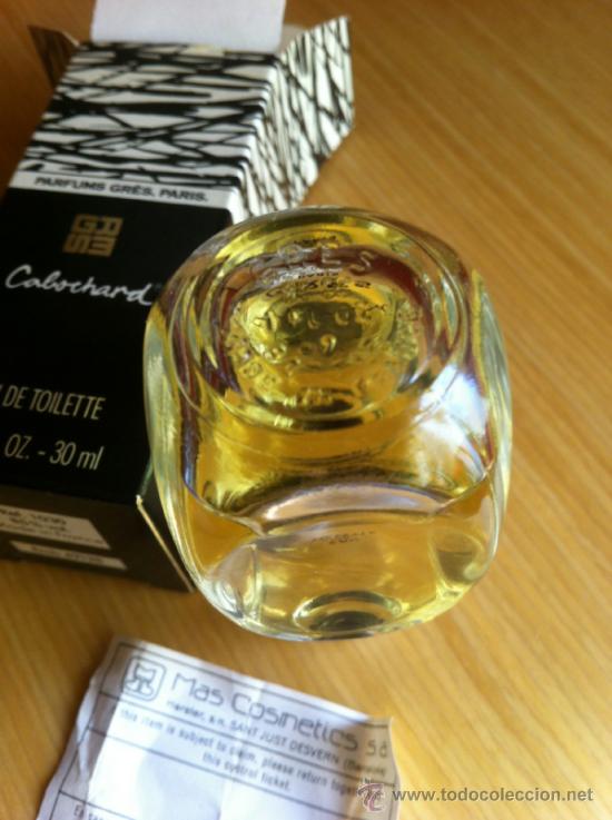 Miniaturas de perfumes antiguos: botella de CABOCHARD EDT de Gres paris 30 ml. VINTAGE - Foto 3