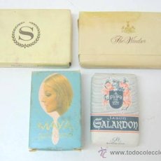 Miniaturas de perfumes antiguos: LOTE JABONES SHERATON - THE WINDSOR NY NEW YORK CITY - MAYA GOLD CREAM - GALARDON BARCELONA. Lote 38500661