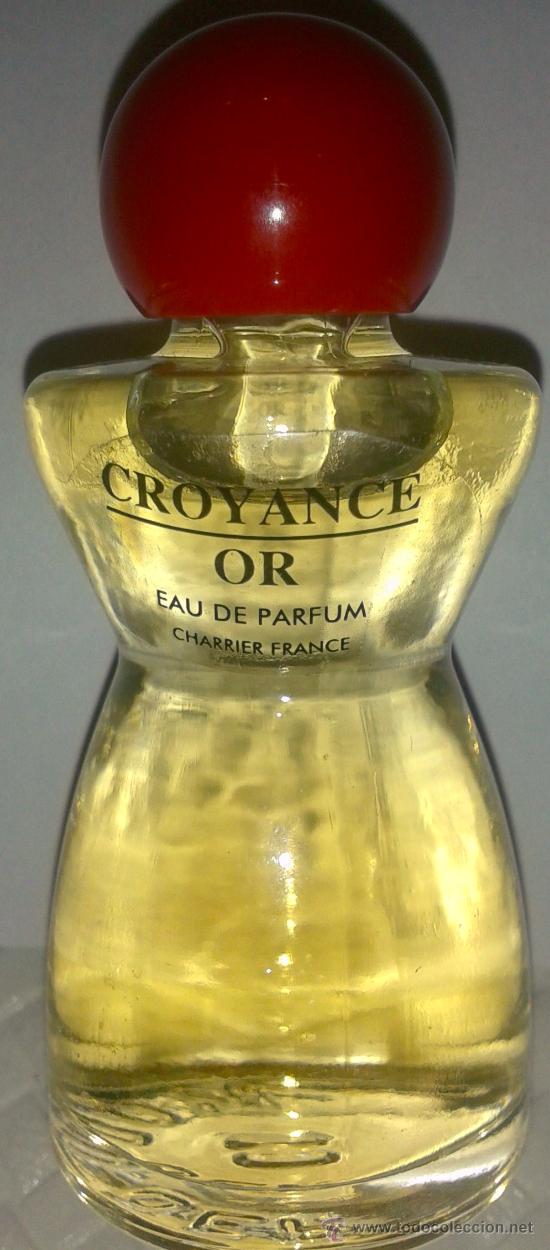 Miniaturas de perfumes antiguos: MINI BOTELLA DE PERFUME FRANCES DE - CROYANCE OR - - Foto 1