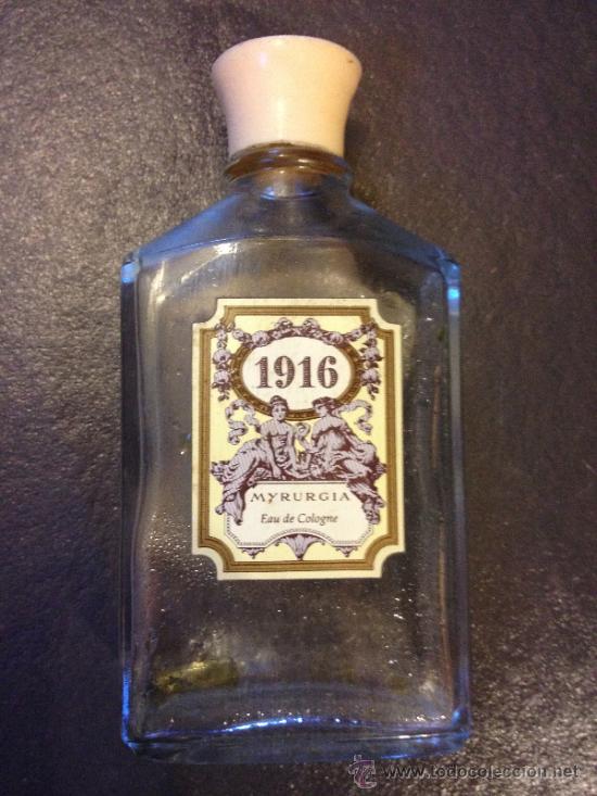 Miniaturas de perfumes antiguos: Botella VINTAGE de COLONIA 1916 - Preciosa -