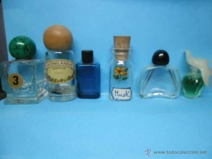 Miniaturas de perfumes antiguos: LOTE DE 6 BOTELLAS - BOTELLITAS - MINI - PERFUMES - PERFUME -