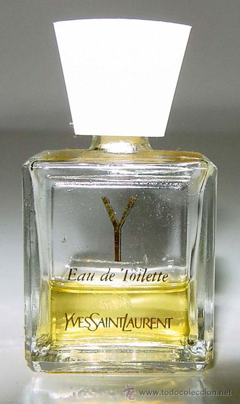 Miniaturas de perfumes antiguos: FRASCO MINIATURA PERFUME- EAU DE TOILETTE - YVES SAINT LAURENT -  MIDE 5,5 CMS. DE ALTURA