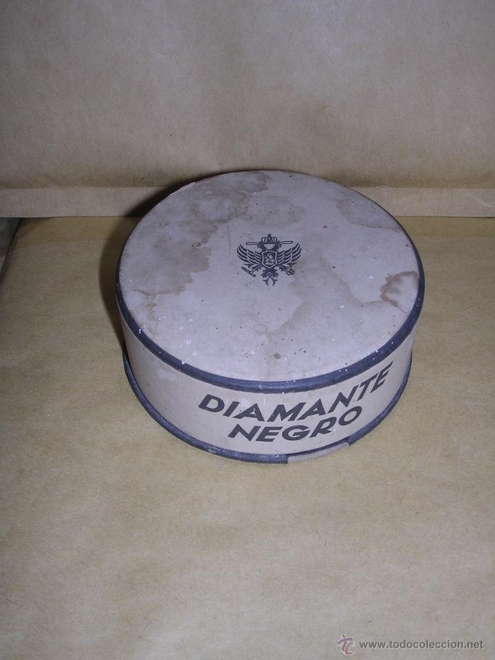 Miniaturas de perfumes antiguos: ANTIGUA POLVERERA DIAMANTE NEGRO - MAS , ESPA&Ntilde;A