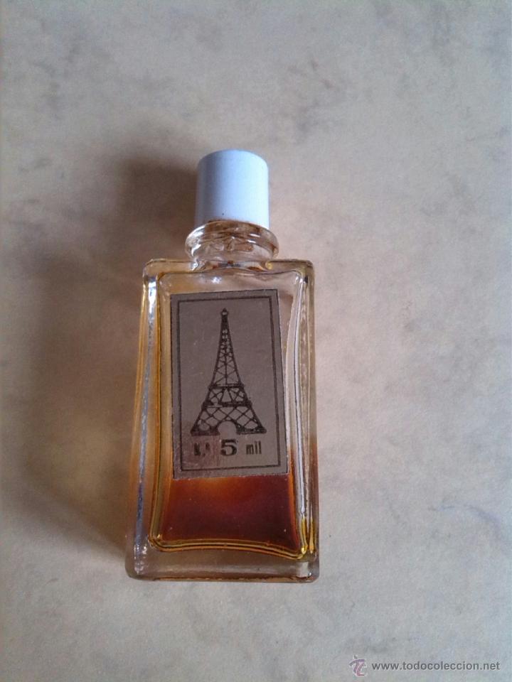 Miniaturas de perfumes antiguos: PERFUME DESCONOCIDO N&ordm; 5 - 6,5 X 2,5 X 1,7 CM.