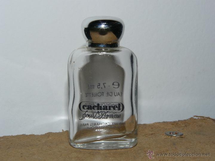 Miniaturas de perfumes antiguos: Miniatura perfume cacharel pour homme vacia