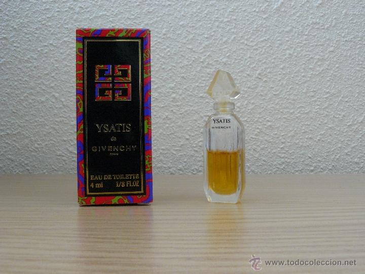 Miniaturas de perfumes antiguos: Miniatura de perfume Ysatis de Givenchy con caja - Foto 1