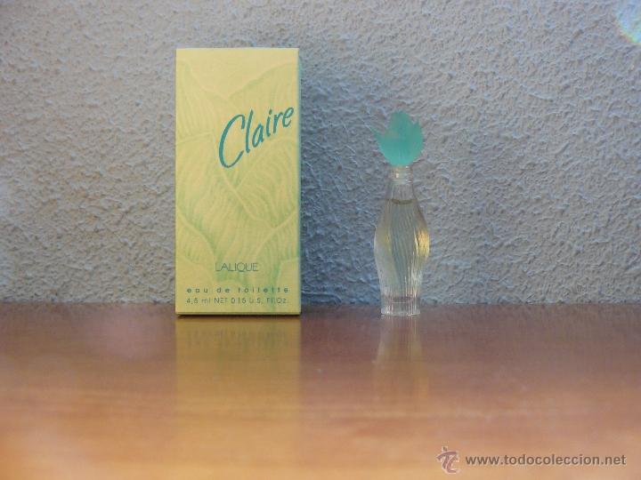 &Eacute;chantillons de parfums anciens: Miniatura de perfume Claire de Lalique con caja