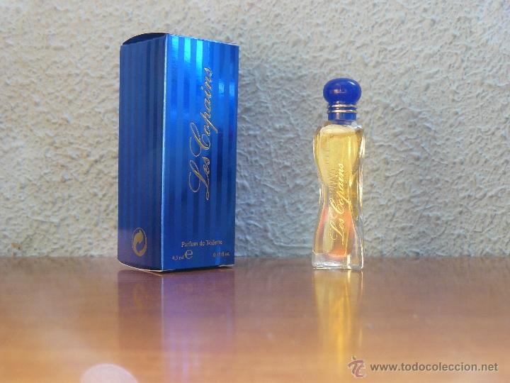 Miniaturas de perfumes antigos: Miniatura de perfume Les Copains con caja