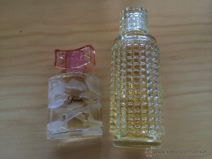 Miniaturas de perfumes antiguos: LOTE DE 2 FRASCOS DE COLONIA EN MINIATURA