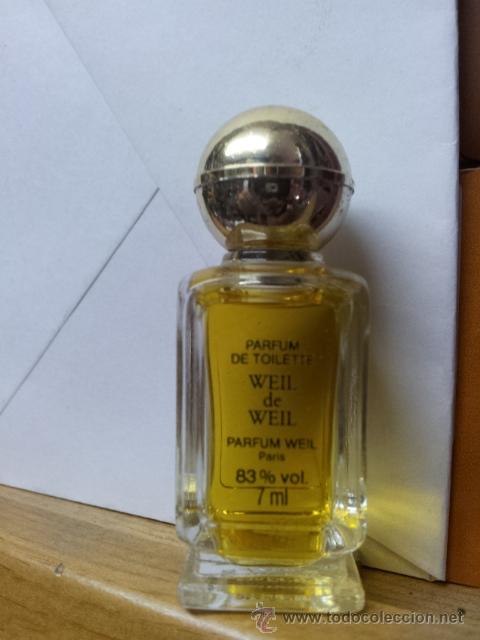 Miniaturas de perfumes antiguos: ANTIGUA MINI BOTELLA DE PERFUME TOILETTE WEIL DE WEIL 7ml